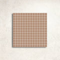 Winckelmans Unglazed Rose 2cm Paper-Faced Mosaic 30.8 x 30.8cm porcelain mosaic face