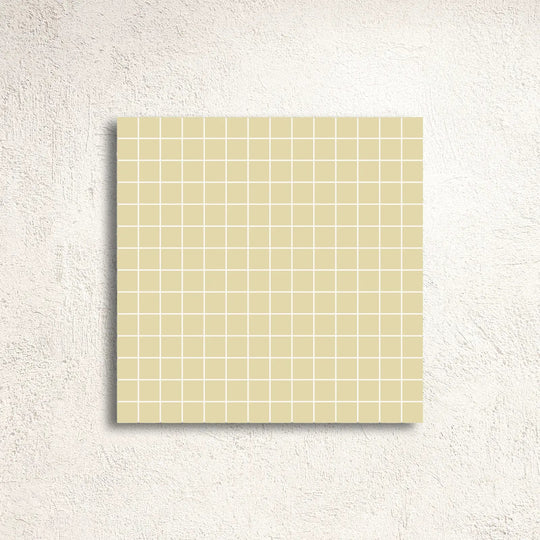 Winckelmans Unglazed Vanilla 2cm Paper-Faced Mosaic 30.8 x 30.8cm porcelain mosaic face