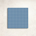 Winckelmans Unglazed Dark Blue 2cm Paper-Faced Mosaic 30.8 x 30.8cm porcelain mosaic face