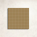 Winckelmans Unglazed Caramel 2cm Paper-Faced Mosaic 30.8 x 30.8cm porcelain mosaic face