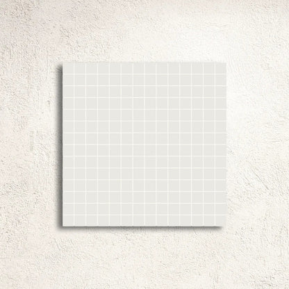 Winckelmans Unglazed Super White 2cm Mesh-Backed Mosaic 30.8 x 30.8cm porcelain mosaic face