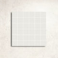 Winckelmans Unglazed Super White 5cm Mesh-Backed Mosaic 31.8 x 31.8cm porcelain mosaic face