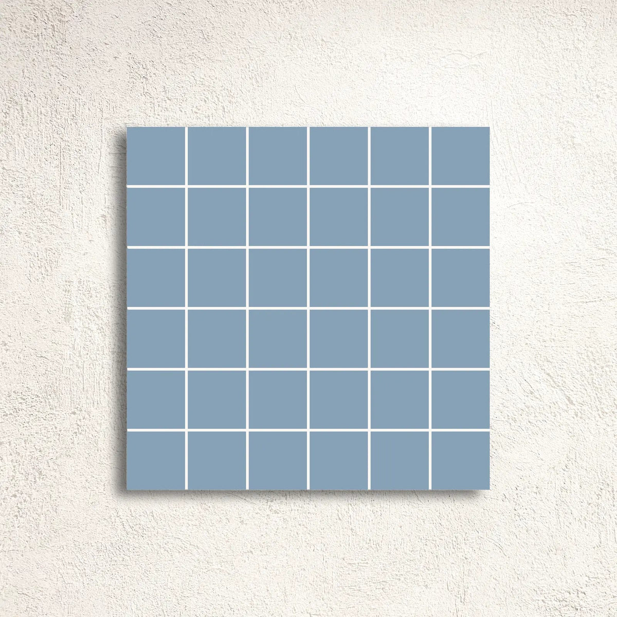 Winckelmans Unglazed Blue 5cm Mesh-Backed Mosaic 31.8 x 31.8cm porcelain mosaic face
