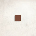 Winckelmans Unglazed Red 5 x 5cm Dot porcelain tile face
