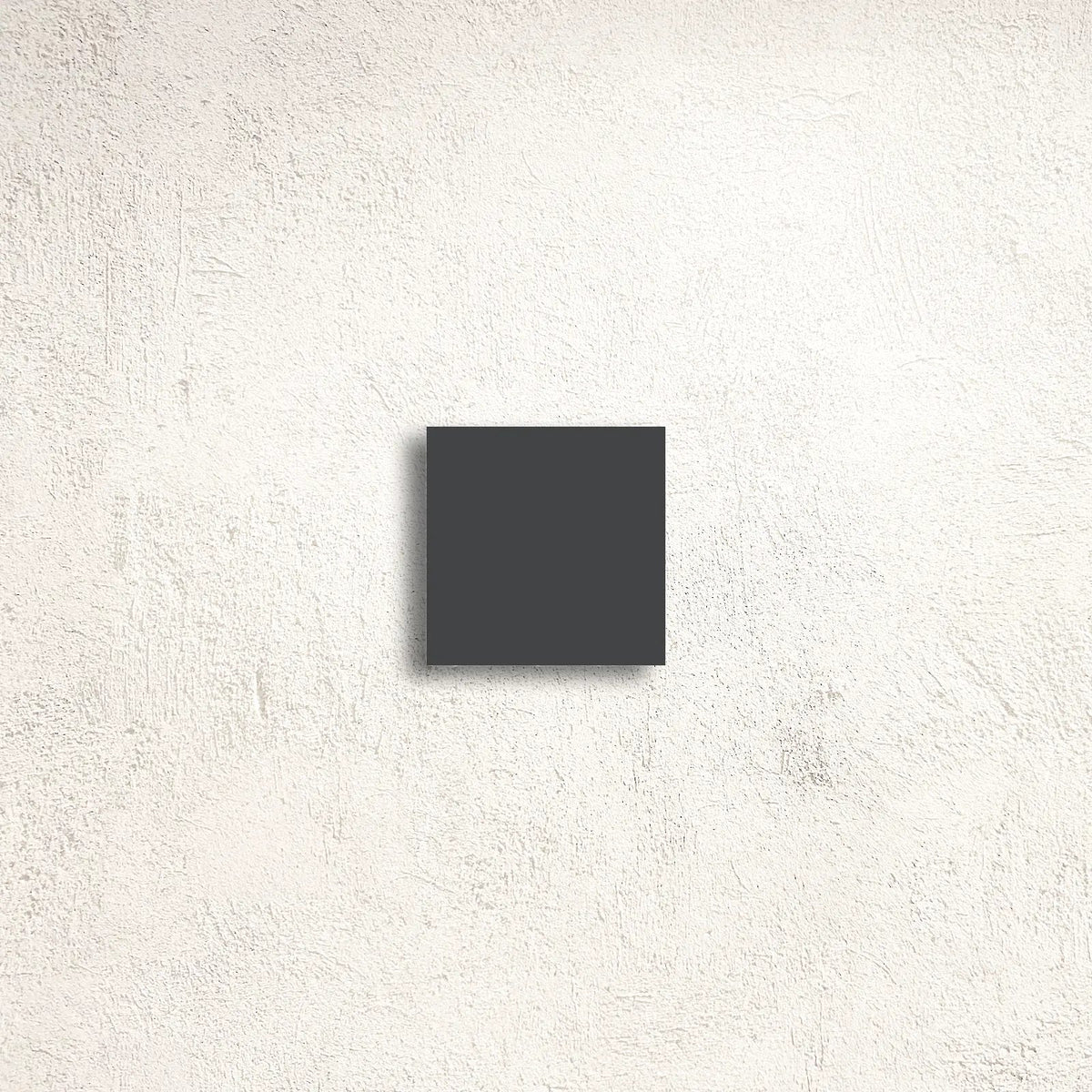 Winckelmans Unglazed Black 7 x 7cm unglazed porcelain tile face