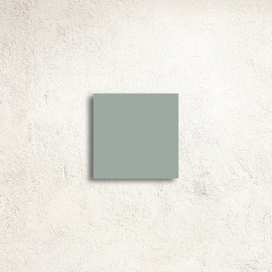 Winckelmans Unglazed Pale Green 10 x 10cm porcelain tile face