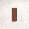 Winckelmans Unglazed Red 5 x 15cm porcelain tile face