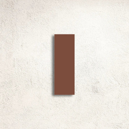 Winckelmans Unglazed Red 5 x 15cm porcelain tile face