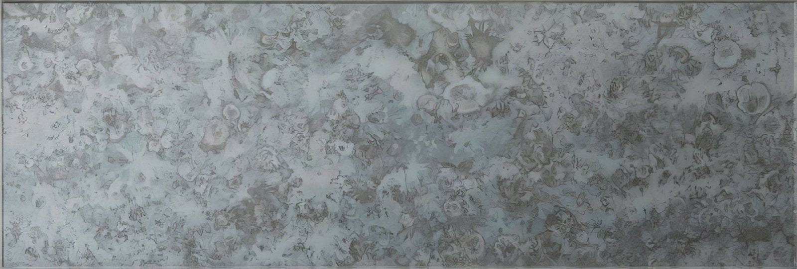 300mm Brick Antique Mirror Grey