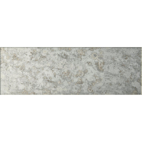 300mm Brick Antique Mirror White