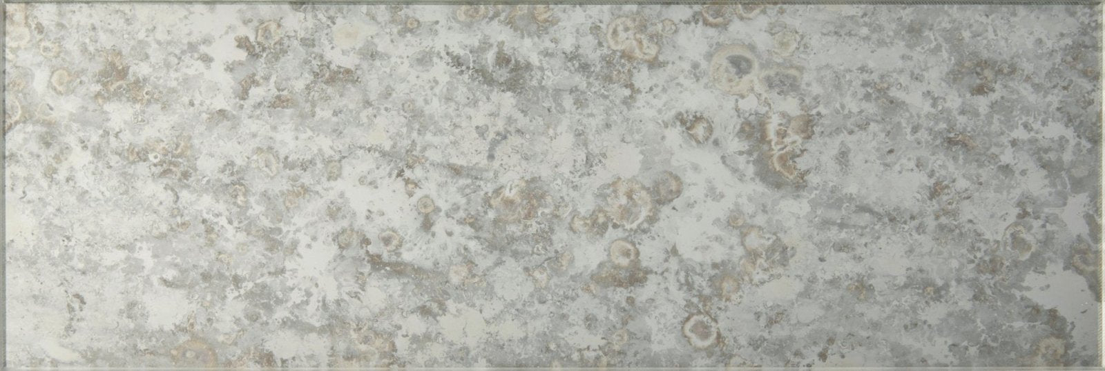 300mm Brick Antique Mirror White