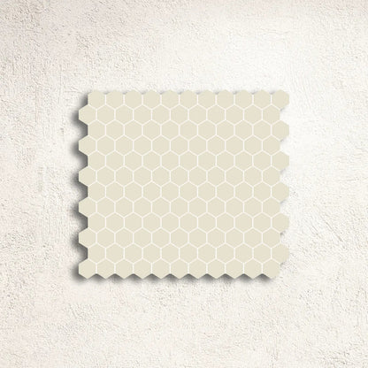 Winckelmans Unglazed White 2cm Paper-Faced Mosaic 30.8 x 30.8cm porcelain mosaic face