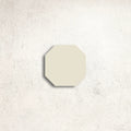 Winckelmans Unglazed White 10 x 10cm Octagon unglazed porcelain tile face