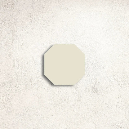 Winckelmans Unglazed White 10 x 10cm Octagon Porcelain Tile - thumbnail 2