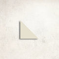 Winckelmans Unglazed White 10 x 10 x 14cm Triangle unglazed porcelain tile face