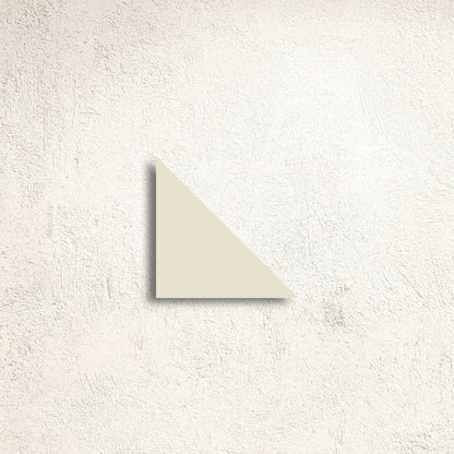 Winckelmans Unglazed White 10 x 10 x 14cm Triangle Porcelain Tile - thumbnail 2
