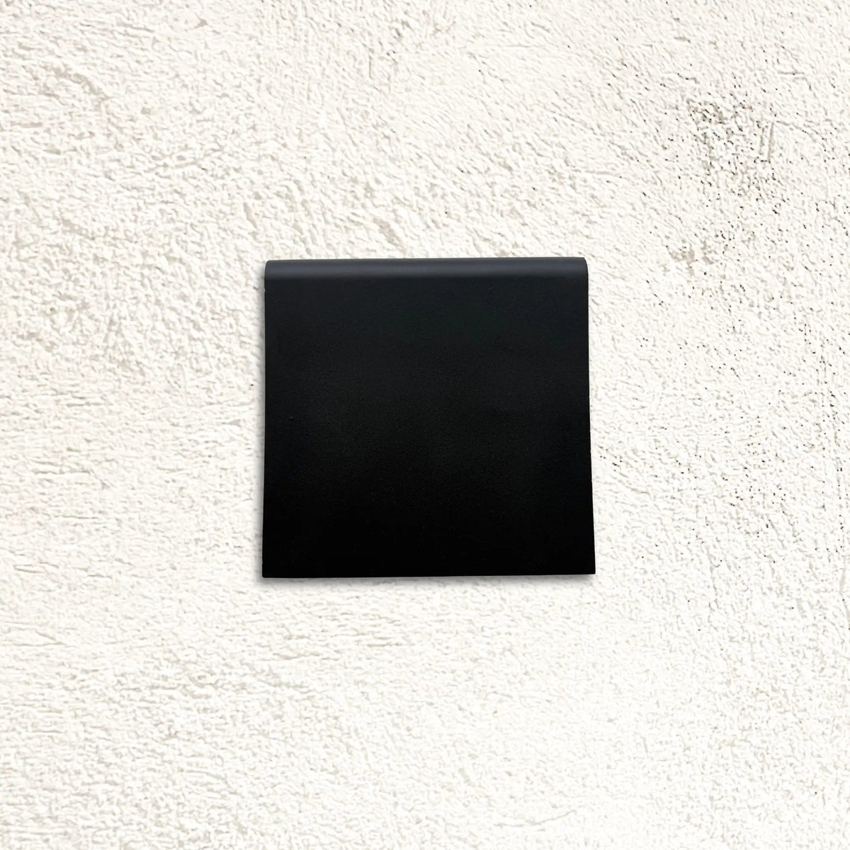 Rounded Tile Edging Winckelmans Unglazed Black Round Edge 10 x 10cm | Hyperion Tiles