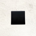 Winckelmans Unglazed Black Round Edge 10 x 10cm porcelain tile face