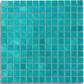 Harmonie Cipango 25 x 25mm crystal porcelain mosaic sheet face in golden yellow gloss
