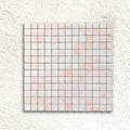 Harmonie Orcade 25 x 25mm crystal porcelain mosaic sheet face in cool blue gloss