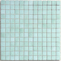 Harmonie Lotus 25 x 25mm crystal porcelain mosaic sheet face in blush lotus pink gloss