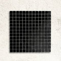 Harmonie Prunelle 25 x 25mm crystal porcelain mosaic sheet face in deep sloe purple gloss