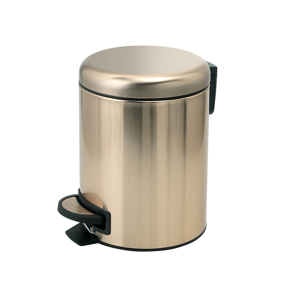 Potty Pedal Bin 3L in Brushed Brass - Origins Living