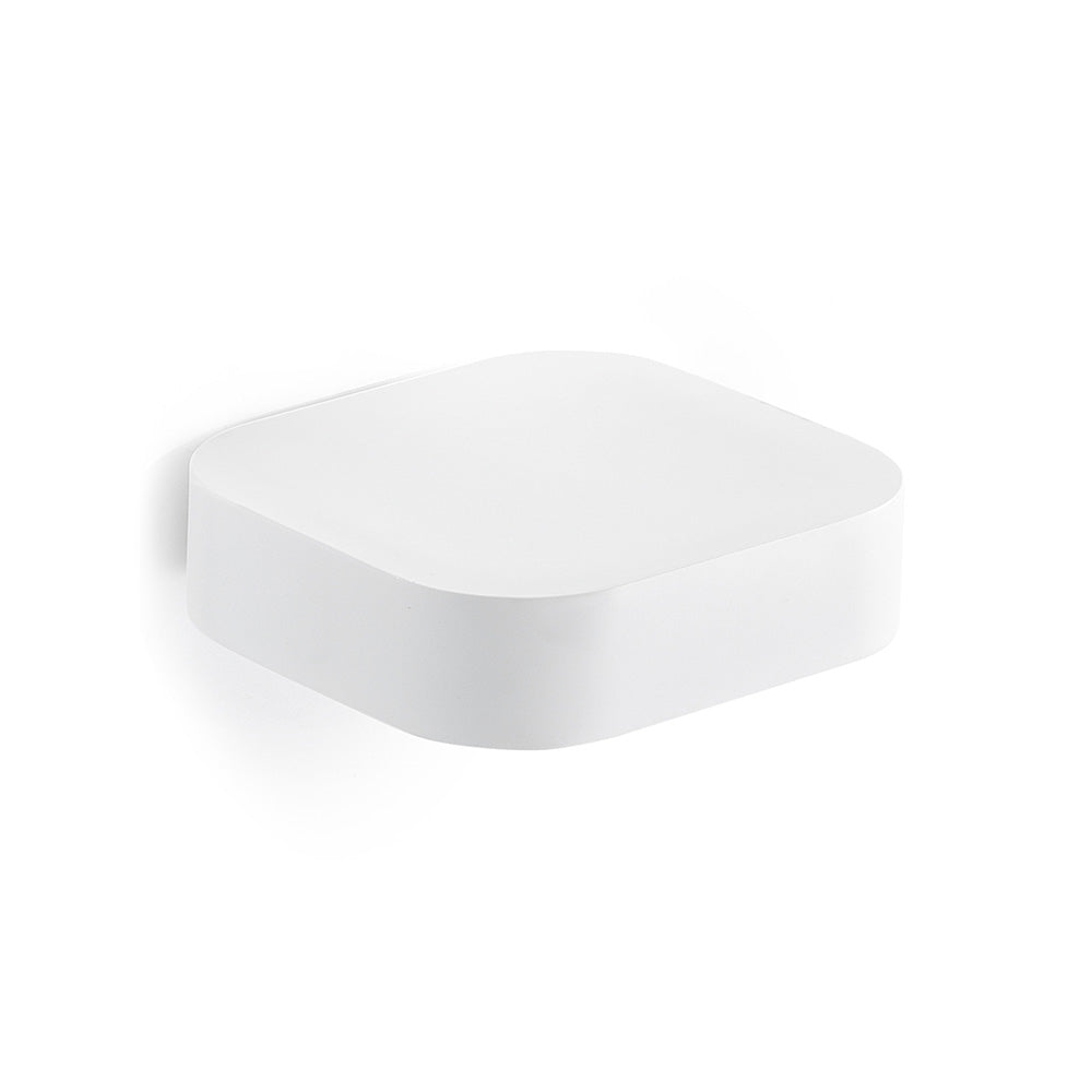 Outline Metal Soap Dish in White - Origins Living