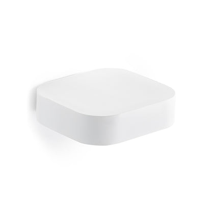 Outline Metal Soap Dish in White - Origins Living