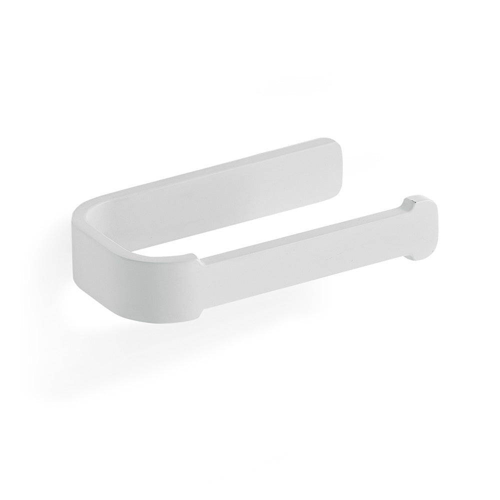 Outline Open Toilet Roll Holder in White - Origins Living, view 2