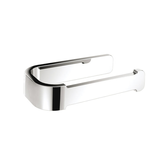 Outline Open Toilet Roll Holder in Chrome - Origins Living