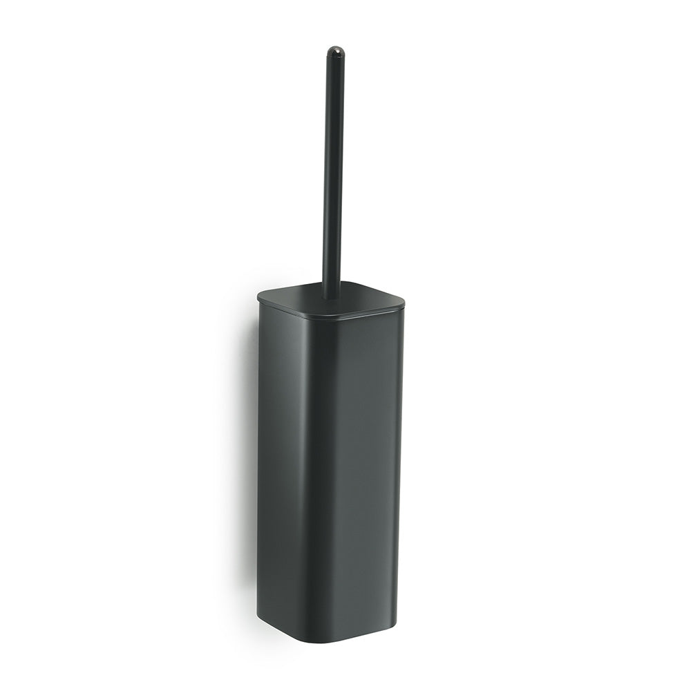 Outline Toilet Brush Wall Mounted in Black - Origins Living