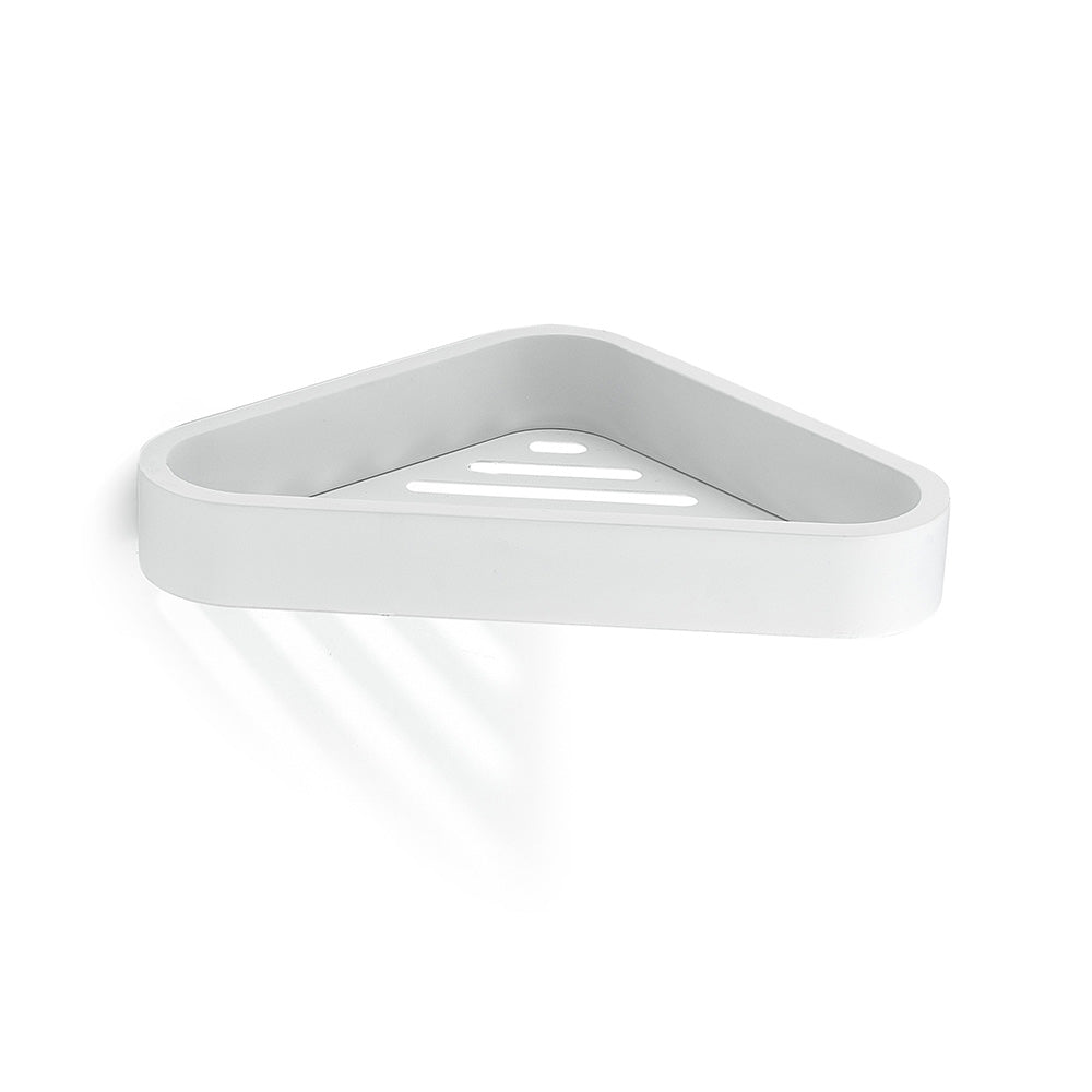 Outline Corner Shower Basket in White - Origins Living