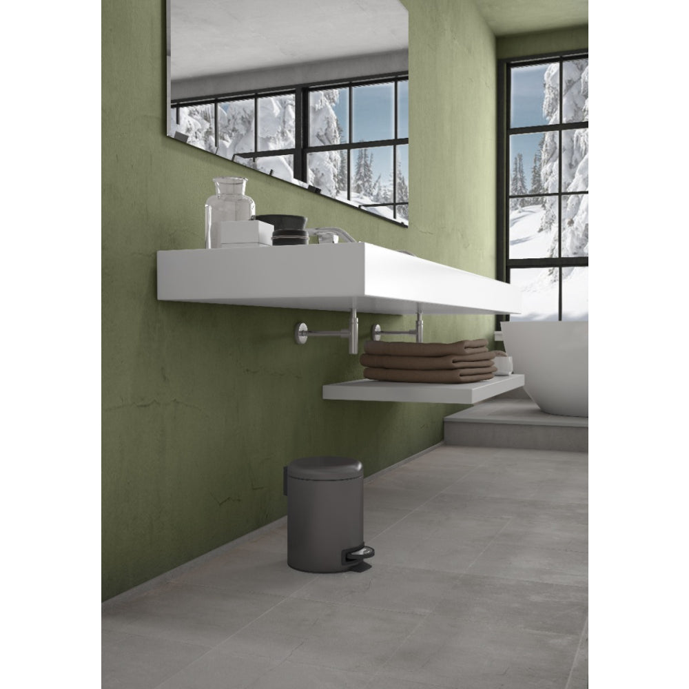 Potty Pedal Bin 5L in Gunmetal - Origins Living
