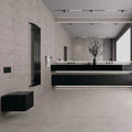 Eternity Grey 30 x 60cm concrete-effect porcelain room setting