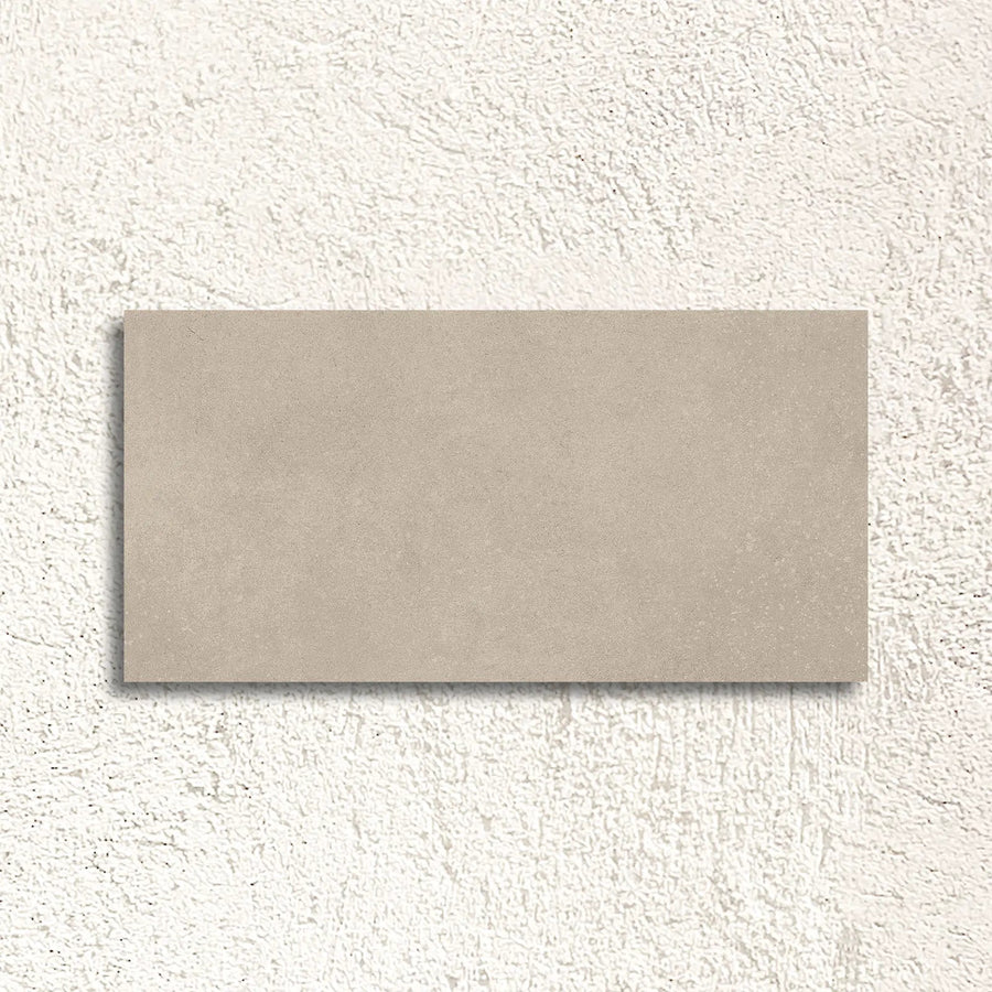 Eternity Marfil 30 x 60cm glazed porcelain concrete-effect tile face