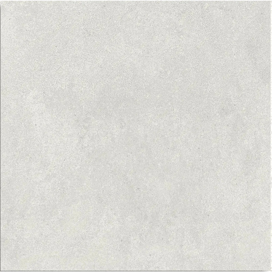 Eternity White 60 x 60cm glazed porcelain concrete-effect tile face