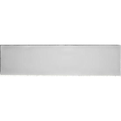 Belgravia Snow Gloss white ceramic tile face detail
