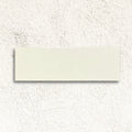 Metro Plus Cream Gloss Flat 10 x 30cm glazed ceramic metro tile face