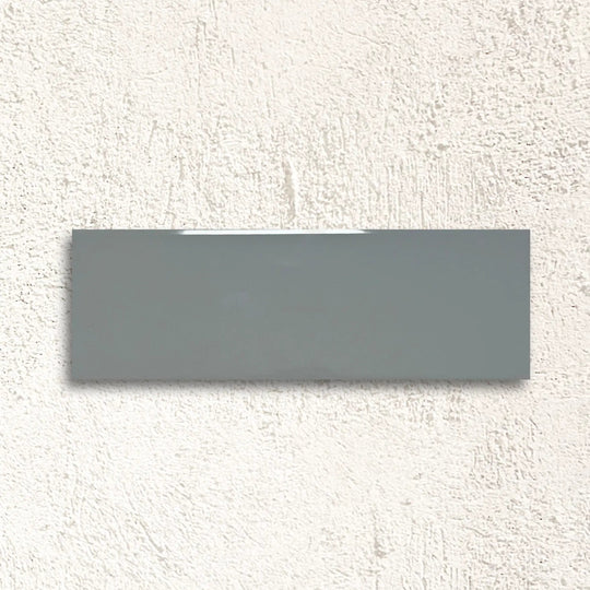 Metro Plus Grey Gloss Flat 10 x 30cm Ceramic Tile - alternate view