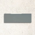 Metro Plus Grey Gloss Flat 10 x 30cm glazed ceramic metro tile face