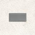 Metro Dark Grey Gloss Bevelled 10 x 20cm glazed ceramic metro tile face