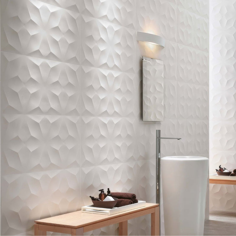 3D Diamond White Matt