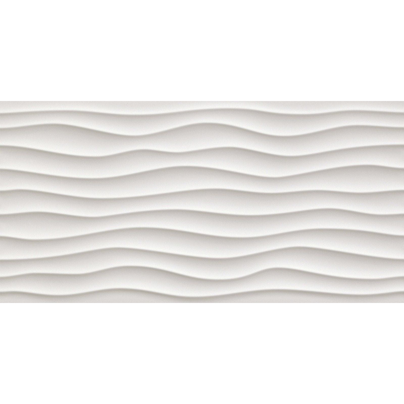 3d dune white matt white wavy textured wall panel with a matt finish ideal for modern interior design
