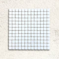 Niebla White 33.3 x 33.3cm glass mosaic tile face
