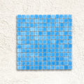 Niebla Foggy Light Blue 33.3 x 33.3cm glass mosaic tile face