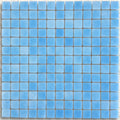 Niebla Foggy Mid Blue Anti-Slip 33.3 x 33.3cm glass mosaic tile face