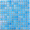 Niebla Mix-Iris Oria 33.3 x 33.3cm iridescent glass mosaic tile face