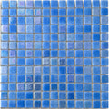 Niebla Mix-Iris Urumea 33.3 x 33.3cm iridescent glass mosaic tile face