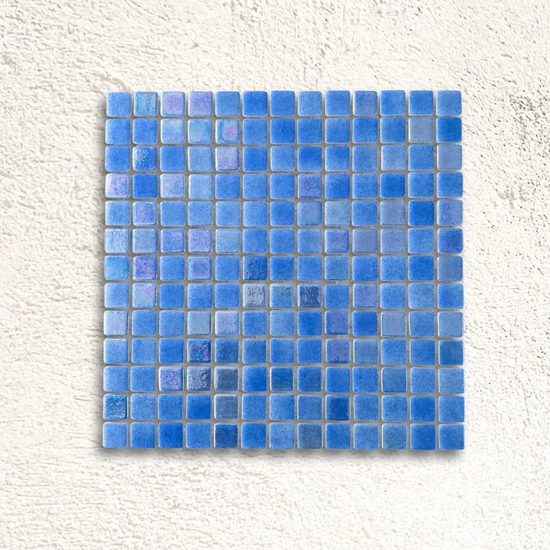 Niebla Glass tiles by Waxman Ceramics